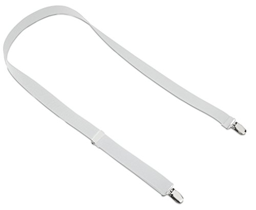 One Piece Mitten Clips for Kids and Baby EXTRA STURDY SUPER TIGHT GRIP, Fully Adjustable - White