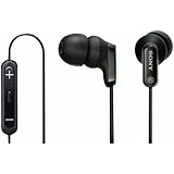 Sony MDREX38iP/BLK EX Earbud with iPod Remote Control - Black