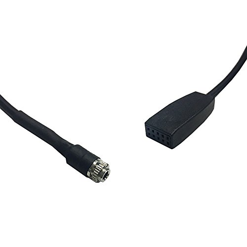 Sygile 3.5mm Female Jack AUX Input Adaptor CD Changer Cable with 3.5mm Male Jack Cable for BMW E46 1998-2006 Year Business CD Radio Headunit Connects iOS iPhone iPad iPod Samsung Android Devices MP3 - Thumbnail 4