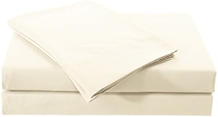 Jackson Hole Home 18 inch Super Deep Pocket Heavier Microfiber 4PC Sheet Sets, Cream, Queen
