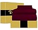 Urban Hut Egyptian Cotton Sheets Set (4 Piece) 1000 Thread Count - Bedspread Deep Pocket Premium Bedding Set, Luxury Bed Sheets for Hotel Collection Soft Sateen Weave (Queen, Burgundy)