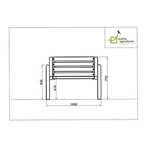 Sitzbank für Garten, Vorgarten, Park, Stadt, Dorf, Gemeinde, Holz