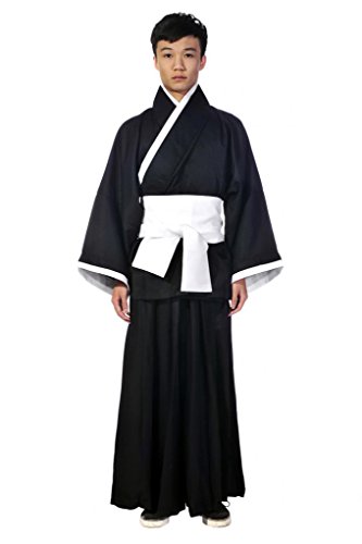 Mtxc Men's Bleach Cosplay Kimono Ichigo 2nd Shihakusho