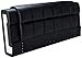 Container Furniture Direct Liam Collection Contemporary 2 Tone Faux Leather Upholstered Platform Bed with Padded Headboard, Black/White