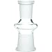 12-237 SCIENTIFIC INDUSTRIAL JOINTS - FEMALE TO FEMALE ESSENTIAL ADAPTER W/ RING 180 CLEAR 18MM FEMALE TO 14MM FEMALE