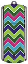 Ativa(R) Flip-Top USB Flash Drive ReadyBoost(TM), 8GB, Zig-Zag