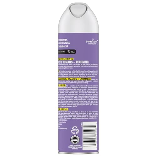 OFF! CLEAN FEEL INSECT REPELLENT AEROSOL WITH 20% PICARIDIN, BUG SPRAY WITH LONG LASTING PROTECTION FROM MOSQUITOES, FEELS GOOD ON SKIN, 7.5 OZ