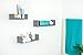 Adorn Home Essentials Floating Shelves Set of 3 with Modern U Shape and Durable Design, Simple Hanging Kit Included (Gray)