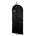 HANGERWORLD 54inch Hanging Suit Garment Bag Travel Carrier Cover with Handles (54inch long, Black)
