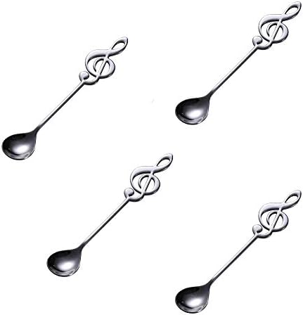 AYOMI Stainless Steel Coffee Spoon, Dessert Tea Appetizer Bistro Cake Ice Cream Sugar Spoons (G)