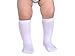 EPEIUS Unisex-Baby Seamless Classic Nylon Knee Highs Toddler Boys/Girls Uniform Stockings Dress Knee Socks for 12-24 Months,White