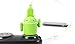 Andru Android Robot USB Cell Phone Travel Charger - Retail Packaging - Green