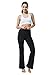 Matymats Women’s High Waist Yoga Flare Bootleg Pant Workout Fitted Athletic Bootcut Pants