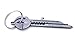 IVY Design FLEXTOOL 10-in-one Keychain Multitool for Home, Auto, Travel (1x, stainless)