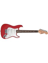 Squier by Fender "Mini" Strat Beginner Electric Guitar, Rosewood Fingerboard - Torino Red