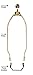 Royal Designs, Inc. HA-1001-10BR-2 Heavy Duty Harp for Lamp Shade Holder, 10 inch, Polished Brass Base, 2-Pack