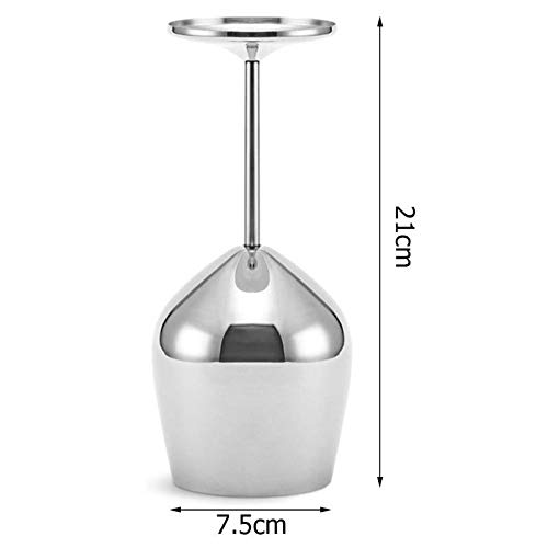 Red Wine Glasses Stainless Steel Juice Drink Champagne Goblet Drum Shape Red Wine Cup Shatterproof Plastic Red Wine Glass