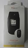 New OEM Verizon Samsung Gusto U360 Black Leather Fitted Case