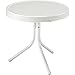 Jack Post BH-2W Retro Table, 20-1/2 by 20-Inch, White