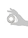 Delta Faucet RP23094 Handle Base with Gasket, Chrome