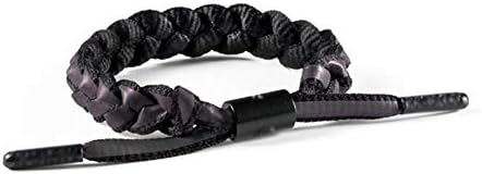 Lshan Off-CLAT Bracelet Black and White Holographic Fluorescent Shoelace Bracelet Night Scene Reflective Braided Bracelet