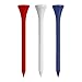 IZZO Golf Wood Golf Tees, 1.75 Inch, Red/White/Blue (Pack of 200)