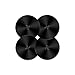 4 Round Mount Metal Plate with Adhesive for Magnetic Cradle-less Mount (Compatible with Magnetic mounts) 4 Pack