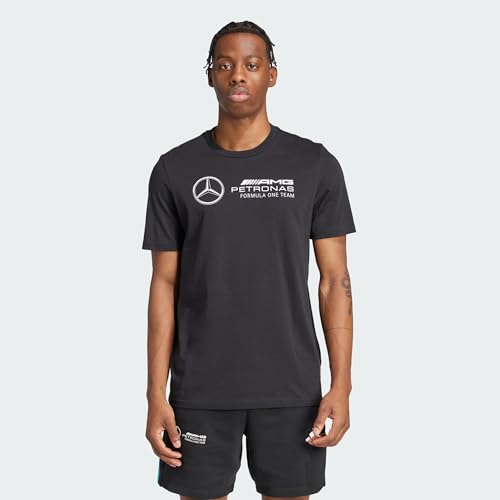adidas Heren MERCEDES - AMG PETRONAS FORMULA ONE TEAM DNA GRAPHIC TEE MEN, black/white, S