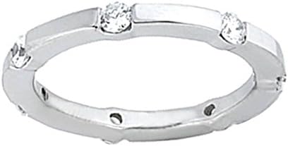0.50 Ct. Round Diamond Eternity Wedding Band Ring