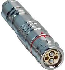 Lemo FUW.3K.93C.TLMC96 SMPTE Fiber HDTV Connector Straight Cable Plug-by-Lemo