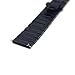 MOTONG Stainless Steel Watch Band Strap For MOTO 360 2nd Gen,Men's 46mm,Come with Quick Release 22mm(5H Black)