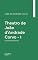 Livro Theatro de João d'Andrade Corvo - I