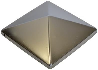 Titan Building Products - 6x6 Pyramid Metal Post Cap - PCST55 - Stainless Steel - 5.5"