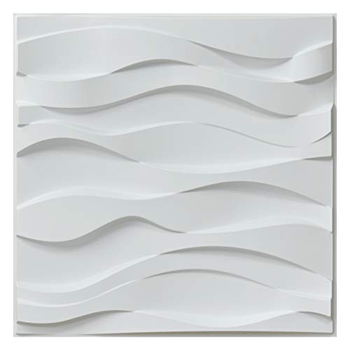 Art3d A10041 3D Wall Panels, White Pricepulse