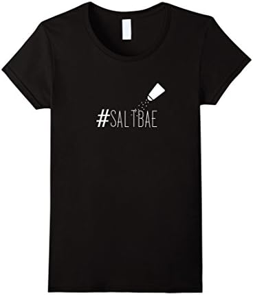 Women's #Saltbae Meme Shirt Small Black