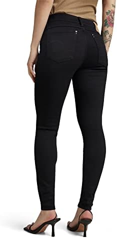 Donna Lhana Skinny Jeans, Nero (pitch black D19079-B964-A810), 30W / 32L