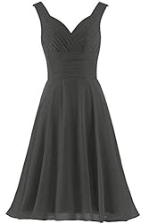 ANTS Women's 2023 Summer V-Neck Chiffon Bridesmaid