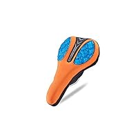 Sunny-Aha Bicycle Saddle Liquid Silicon Gels Cover Cycling Seat Mat Comfortable Cushion Cover for Bike Part,C Orange