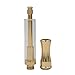 Clear Steel Design Empty Ceramic Cartridge 1 ml/ 1 Gram (Pack of 50)