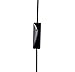 Spider TinyEar Earphones w/Inline Microphone Black