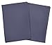 2 Steel Blue Toddler Pillowcases - Envelope Style - for Toddler and Travel Pillows Sized 13x18 and 14x19-100% Cotton with Percale Weave - Machine Washable - 2 Pack