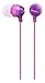 Sony MDREX15LP In-Ear Earbud Headphones, Violet