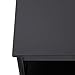 Iwell Bathroom Floor Cabinet, Bathroom Storage Cabinet with Double Door & Adjustable Shelf, Storage Cabinet for Bathroom, Living Room, Black