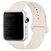 Band for Apple Watch 38mm, Guangzhi (Metal Tuck Clasp Ouside/Correct Wearing Way in 4th Image) Soft Silicone Sport Strap Band for iWatch Series 1/2 / 3, Sport, Edition,38mm,Antique White