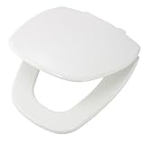 Bemis 7B1240200 000 Plastic Round Toilet Seat White