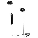 Active Noise Cancelling Earbuds, Mighty Rock HE8G Bluetooth Headphones In-Ear Buds Earphones with Hard Travel Case and Built-In Microphone-Whiteï¼ˆANC/APTX/OTG Magnetic Charging (Black)