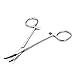 Actopus Pet Dog Cat Forceps Hemostat Ear Cleaning Curved Clamp 12cm