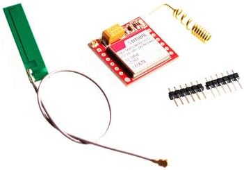 Smallest SIM800L GPRS GSM Breakout Module Quad-Band 850/900/1800/1900MHz SIM Card Slot Onboard with Antenna 3.7~4.2V