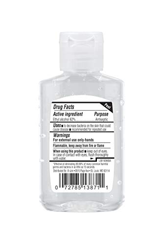 Original Hand Sanitizer, Moisturizing Gel with Vitamin E, No Rinse Formula, Bulk Mini Travel Size for On-The-Go, 2 Fl Oz… - Image 3