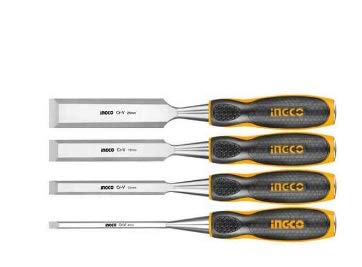 Malfah Enterprises Ingco 4 Pcs Wood Chisel Set HKTWC0401